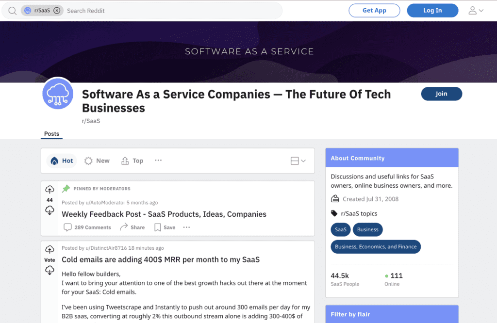 Reddit SaaS