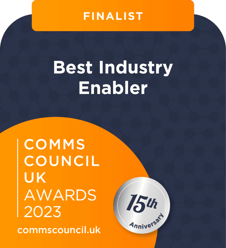 Fractional Teams Badge P5212 CCUK Awards 2023 Best Industry Enabler Finalist
