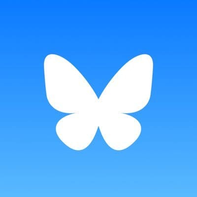 bluesky butterfly logo