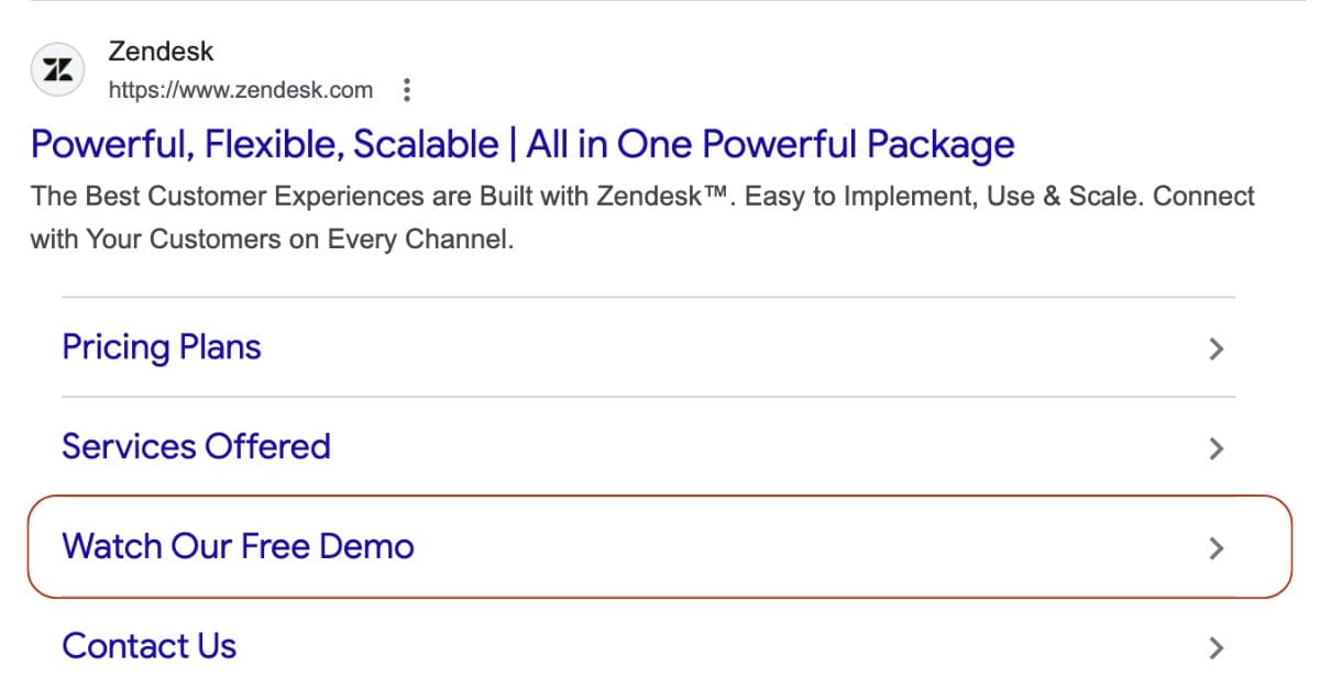 digital (google) ads example cta